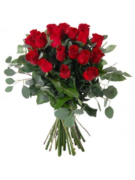 Bouquet de rose rouge 70 cm